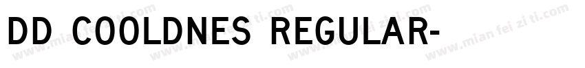 DD COOLDNES Regular字体转换